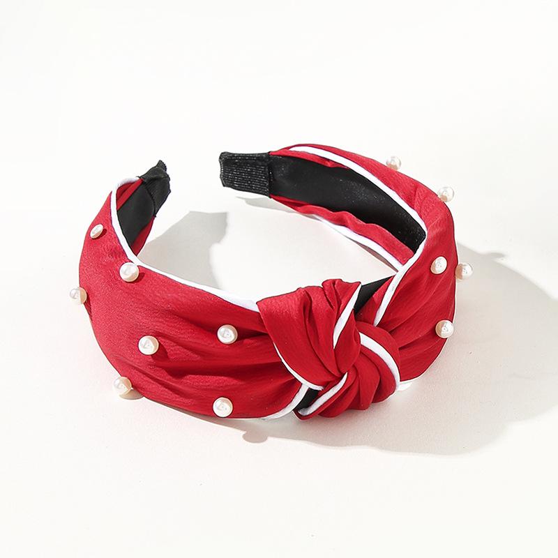 

Rhinestone Knot Crown Christmas Headband 2025