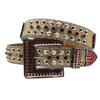 Rhinestone Belt Men and Women's Belt Alloy Pin Buckle Personalized Street Punk Fashion Versatile Trendy Pants