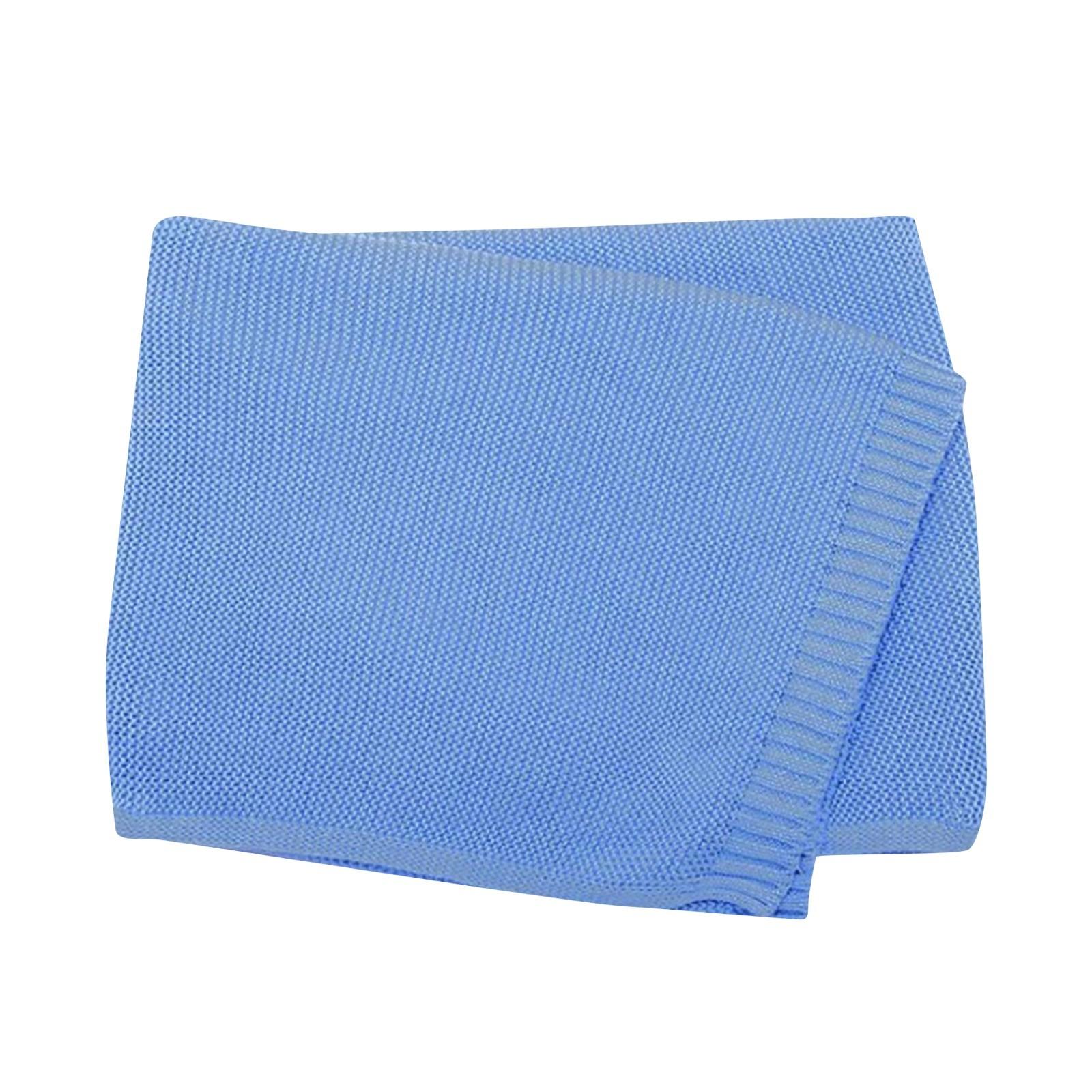 

Персоналізована вишита одноколірна бавовняна в язана ковдра для коляски. Бавовняна ковдра для сну. One Size