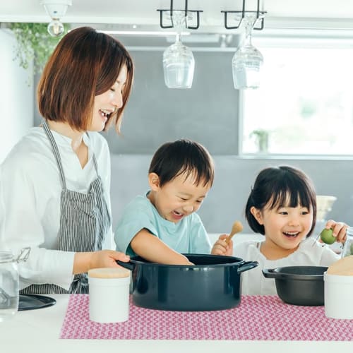 Counter Cloths, 60 Count, 30x60cm, Disposable Dusters, Washable and Reusable Nonwoven Cloths, Large Capacity, Durable, Commercial Use, OMAYOU (Pink)