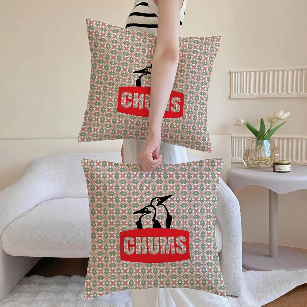 

Anime C-CHUMS Pillow Case Sofa and Living Room Decorative Cushion Covers Dust-proof and Mite-proof Invisible Zipper 12x12Inch