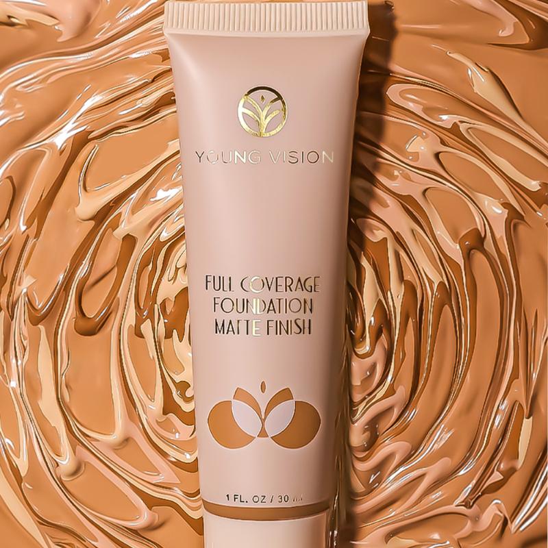 6-color Liquid Foundation, Invisible Modification of Skin Color, Foundation Cream, Concealer, Matte and Moisturizing