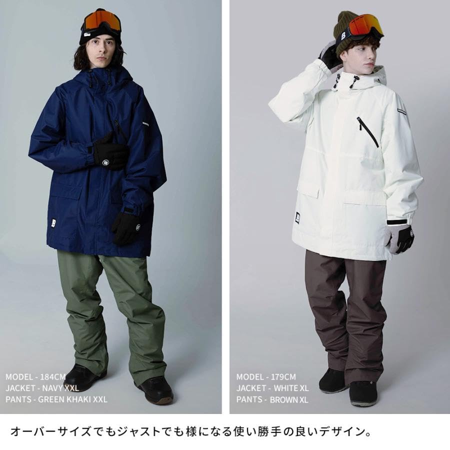 BOARDEE Snowboard Jacket Size M Men's (BD24IFOT03M) (Brown)