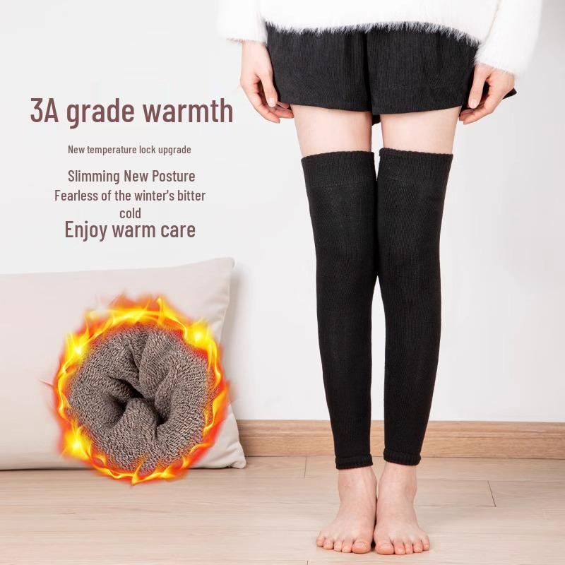 Women's Plush Fleece-Lined Over-the-Knee Warm Socks