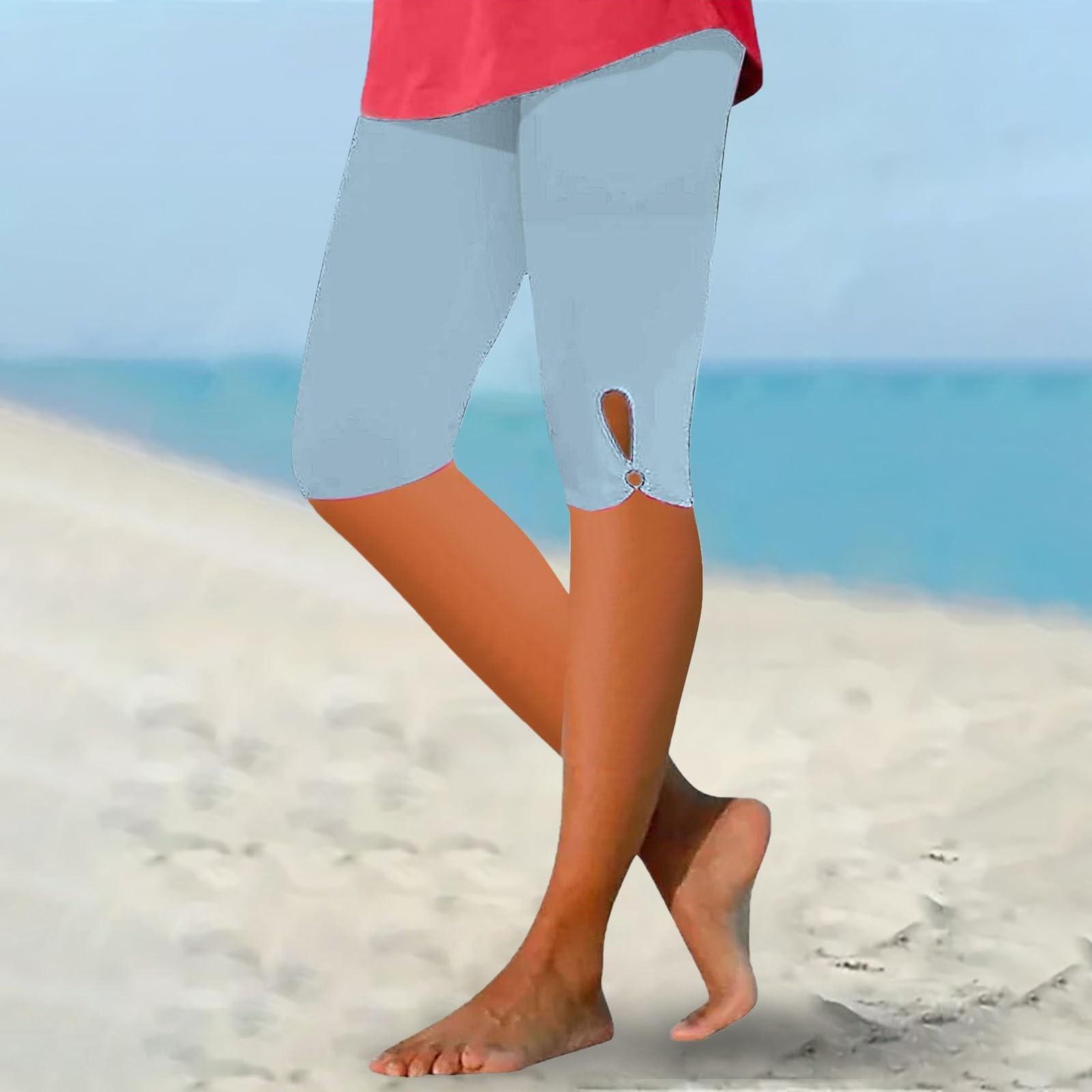 

Женские повседневные леггинсы, дышащие капри, однотонные брюки для йоги XXL