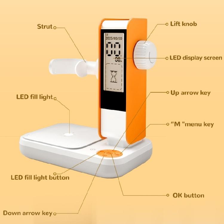 Educational Shockproof Handheld Microscope High Resolution Rechargeable Battery Ideal For Biology Studies Exploration