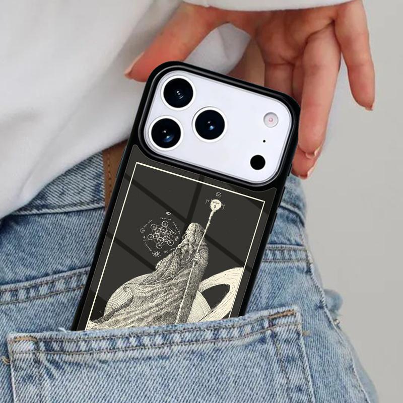 The Hermit Tarot Card Phone Case for iPhone 17ProMax 12 13 14 15 16e 17 Pro Max Plus Air Cover