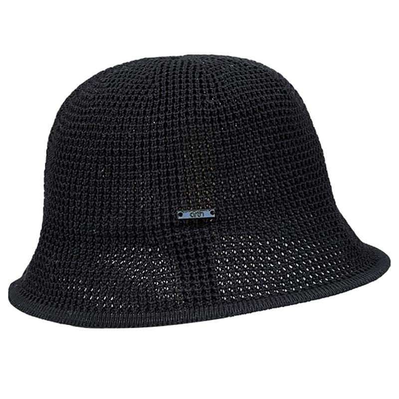 Sunscreen Visor Children Spring And Summer Thin Foreign Gas Foldable Bucket Hat Mesh Breathable Strap Basin Hat