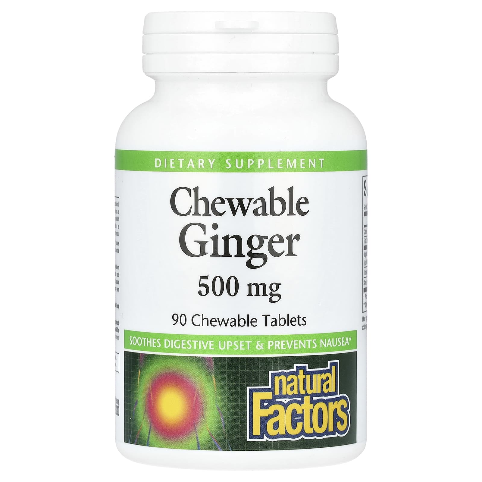 

Chewable Ginger, 500Mg, 90 Chewable Tablets