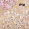 16mm DIY Vase Bead Kit: Transparent White Six-Section Watermelon Acrylic Beads
