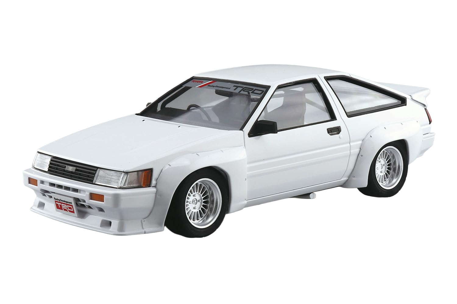 

Aoshima Bunka Kyozai Тюнингованный автомобиль TRD AE86 Corolla Levin Спецификация N2 Масштабная пластиковая модель (АОСИМА) 83 года (Toyota) 1/24 белый