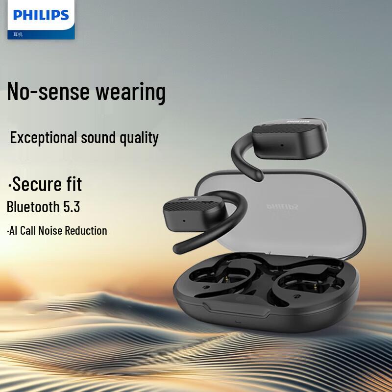 

Philips TAA6708 Bone Conduction Open-Ear True Wireless Earphones