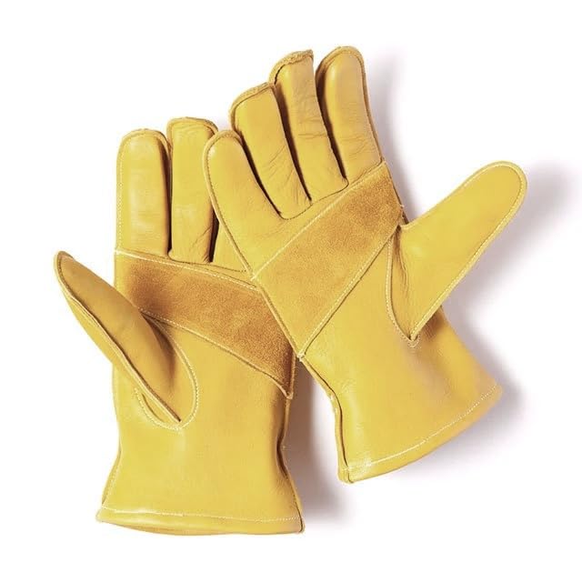 GripSwany Heritage Glove Leather Made In Size M G-1 Gloves, Japan, Yellow, (24cm)