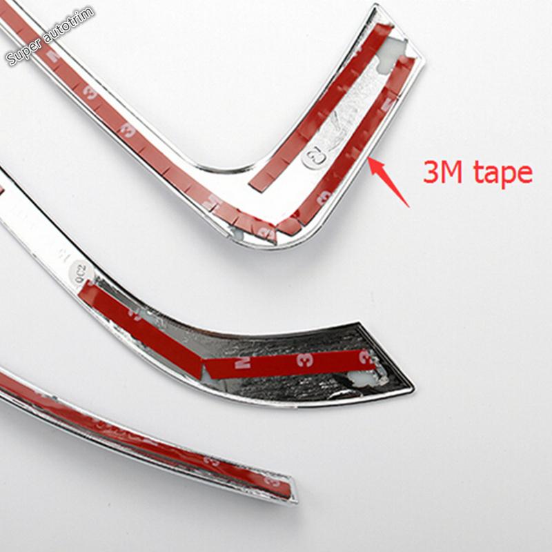 Chrome Rear Tail Head Lights Lamps Eyebrow Strip Decoration Cover Trim For KIA Sorento 2016 - Accessories Exterior Refit Kit