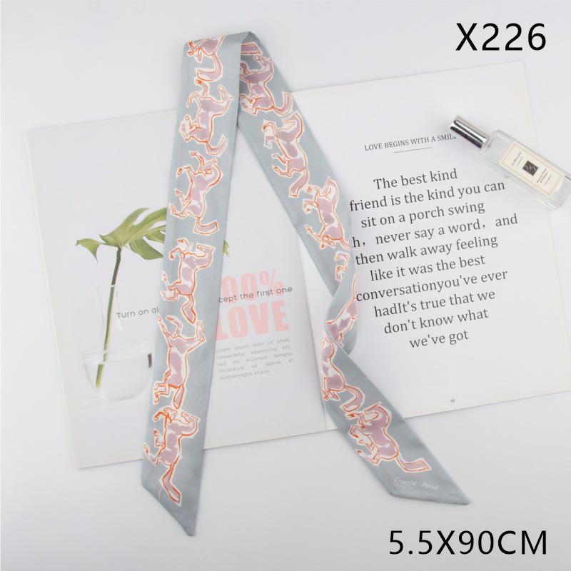 Versatile Vintage Silk Scarf: Hair Tie, Headband, Bag Accessory