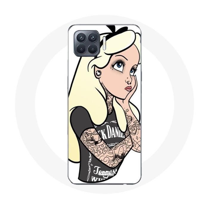 Coque pour Oppo A93 Alice princesse tatouée