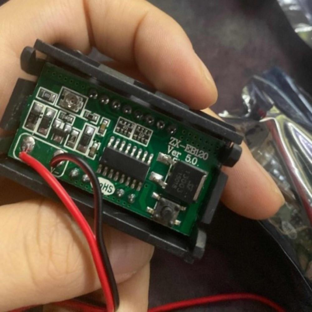 Voltmetru Digital LED pentru Mașină, Marină, Motocicletă, 24V-60V, Indicator de Tensiune, Indicator Baterie