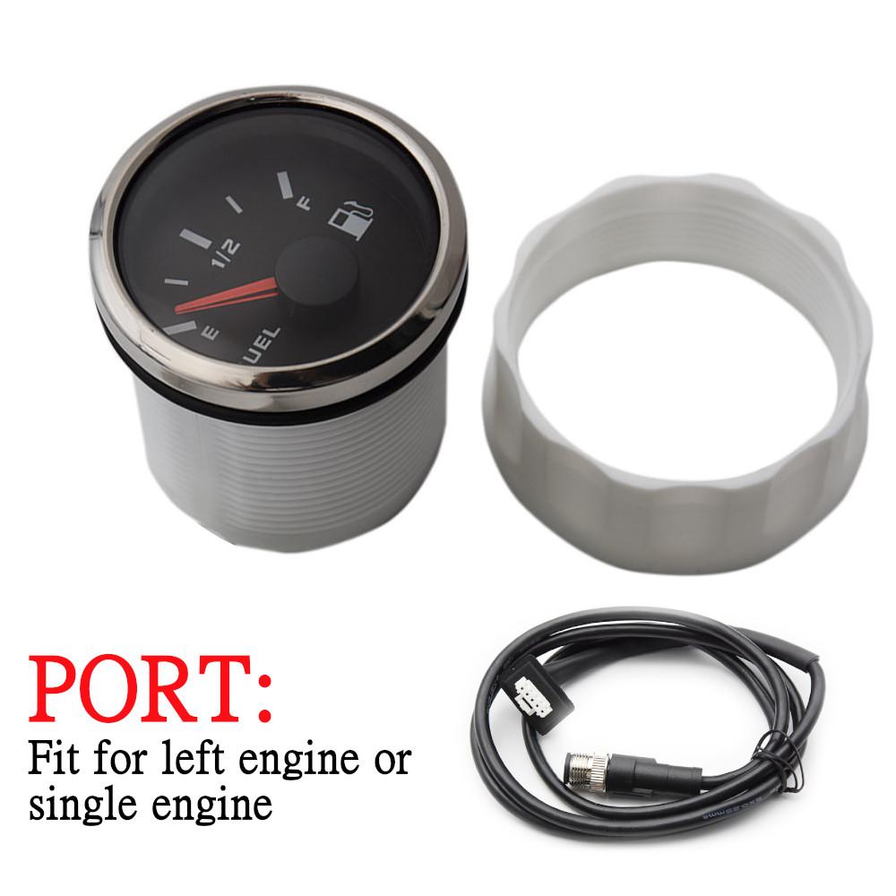 NMEA 2000 52mm Boat Car Pointer Fuel Level Gauge Fuel Tank Level Meter E-F For Boat Car Truck Camper Boat Marine Accessories Customized PORT