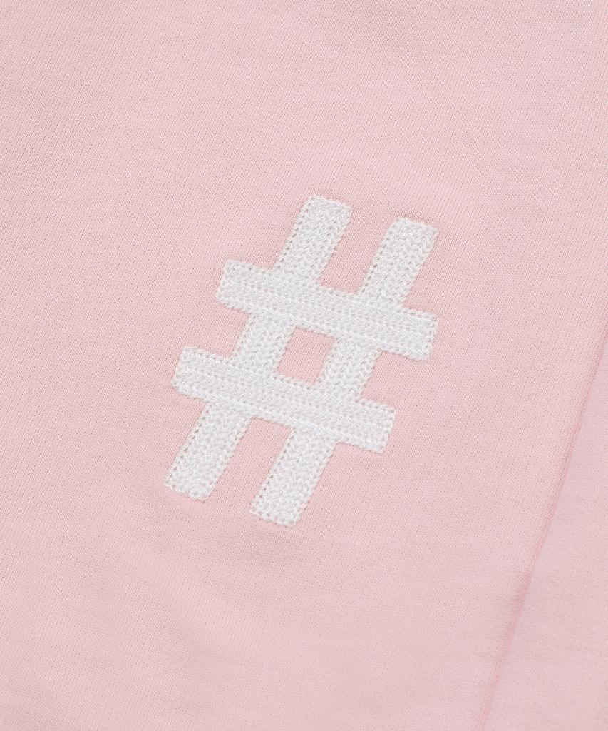 BEENTRILL NEWYORK Women'S Classic Hashtag Comfort Fit Shorts (Light Pink)