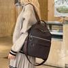 Solid Color Women's Multi-Function Backpack Large Capacity Commuter Travel Backpack