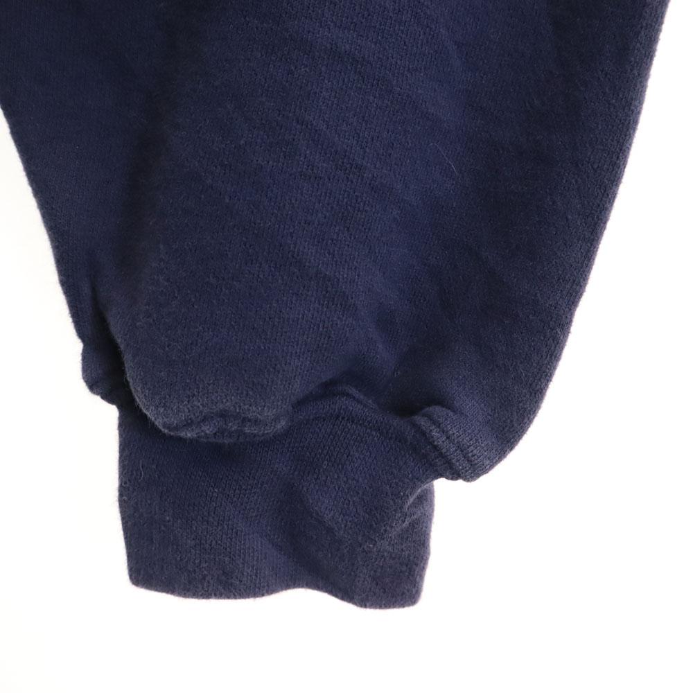 Lee 00s Made in Nepal Yahoo Long sleeve Front V sweat M Navy Back brushed Men's Used