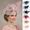 Pearl Vintage Fascinator Hat Exquisite Masquerade Hair Band  Stage Performance