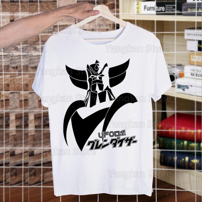 

Japan Robot Anime Harajuku Men s tshirt Printed Unisex Short Sleeve t shirt Casual T-shirt Male Streetwear Tops 4XL