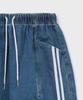 SLOW RECORD HOUSE Side Track Denim Pants_Medium Blue