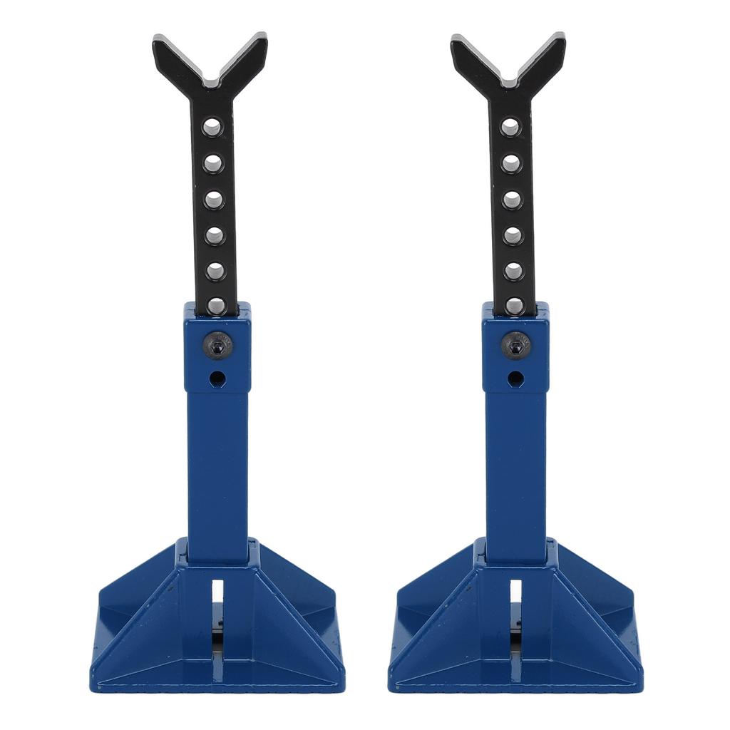 1 Pair RC Car Jack Stand Metal Height Adjustable RC Jack Toy Stands for 1 18 1 10 1 8 1 7 RC Crawler Truck Car