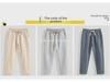 Men's Casual Summer Linen Trousers: Lightweight, Loose-Fit 9/8 Points