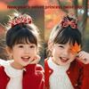Pearl Children's New Year Crown Rhinestone Hair Clip Crab  Photographic Headwear