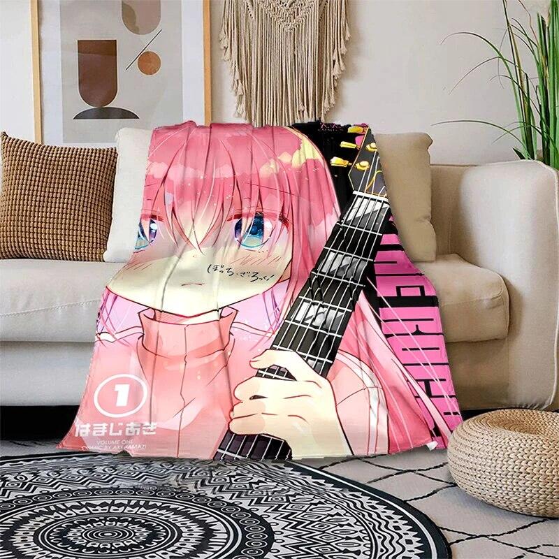Lonely Rock Cartoon Plush Bed Throwing Cartoon Picnic Thin Blankets Modern Flannel Blanket Cover Gedruckt Bettdecke Geschenk