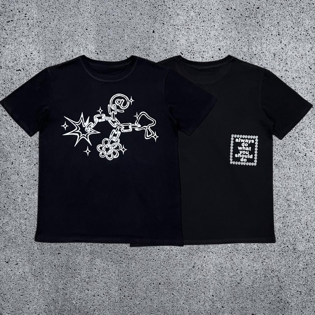 Pop Ad Shortsleeved Wysd Talk Sun Roll Fun Printed American High Street Skateboard Cotton Roundneck Tshirt