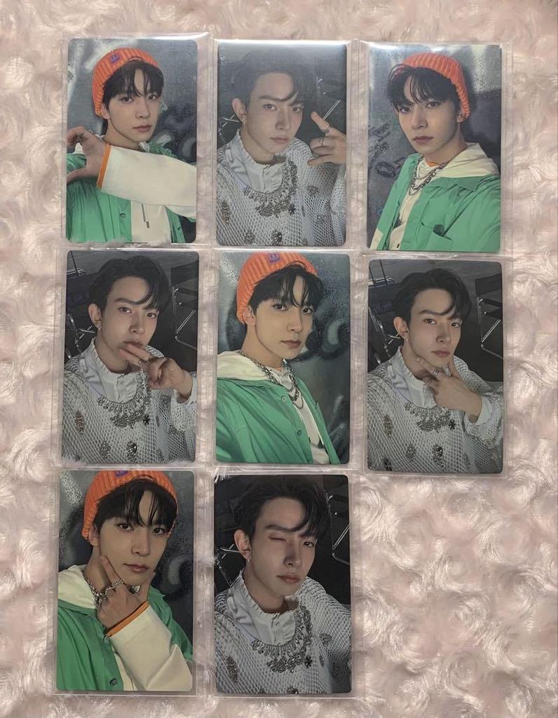 [USED] enhypen seon heeseung trading card set