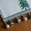 Moderný jednoduchý behúň Vianočný ženilkový behúň Obrus ​​pre domácnosť Polyesterový obrus Fresh Table Runner