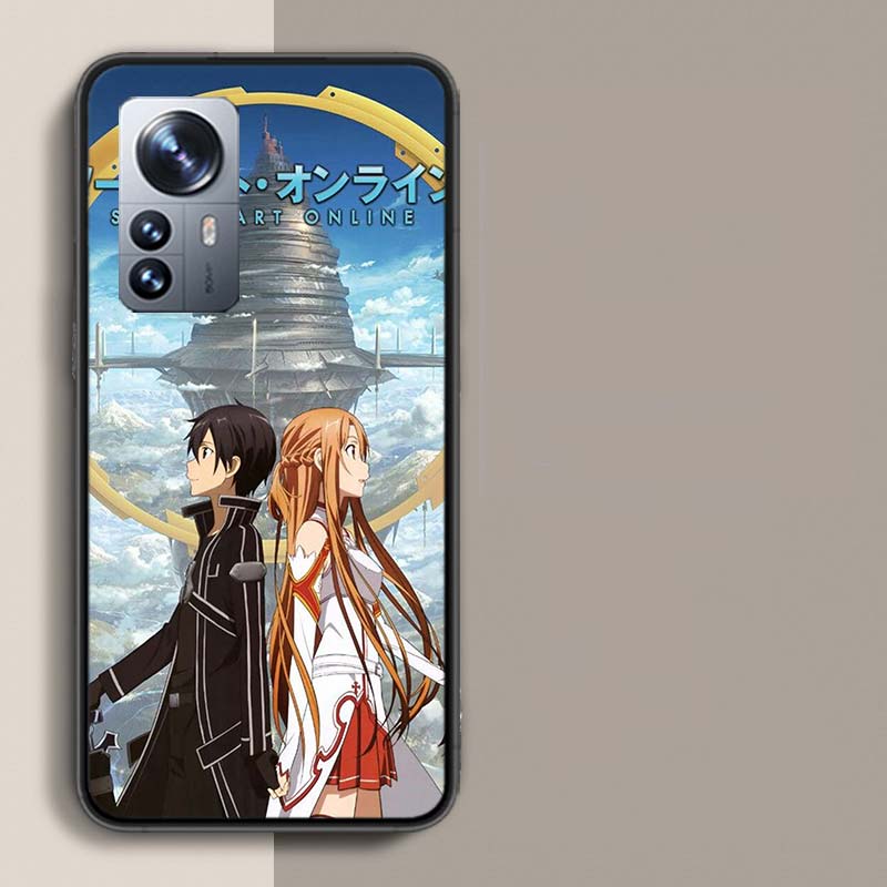 Sword Art Online SAO Anime Phone Case For Xiaomi 15 Poco X7 X6 F7 14 Ultra Mi F6 F5 F4 F3 X5 X4 X3 M6 Pro M5 M5S M3 Capa Coque