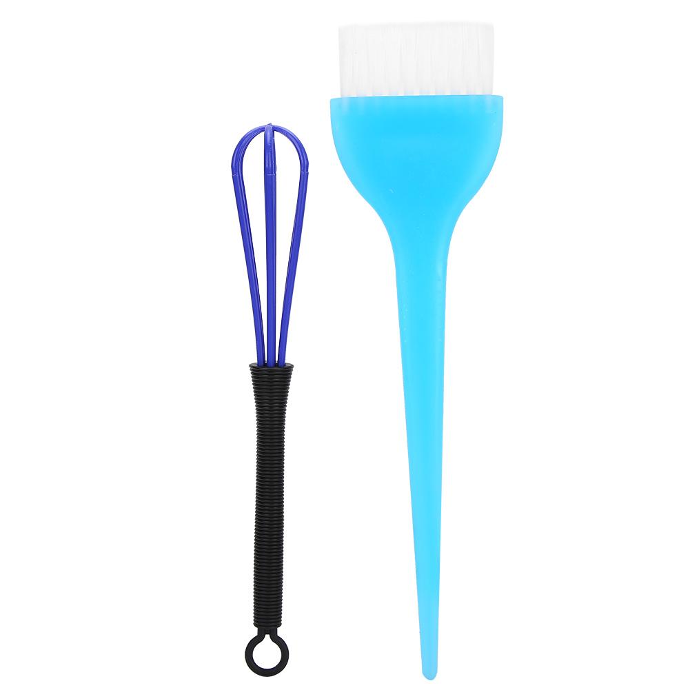 Hair Colo Brush Hair Tint Salon Mixing Bowl Anti‑Slip Hair Dyeing Styling Tool(Black )
