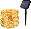 Solar String Lights Outdoor LED Waterproof Twinkle Lights Copper Wire 8 Modes Fairy Lights for Xmas Tree Garden Party Wedding