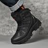 Fashion Casual Men's Snow Boots Comfortable In Autumn and Winter Thick Bottom Height Increasing Style Outdoor Warm Cotton Boots Size-48