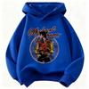 Felpa con cappuccio per bambini Michael Jackson Stampa retrò con lettere e figura Pullover per bambini Ragazzi Ragazze Casual Moda Vintage Felpa
