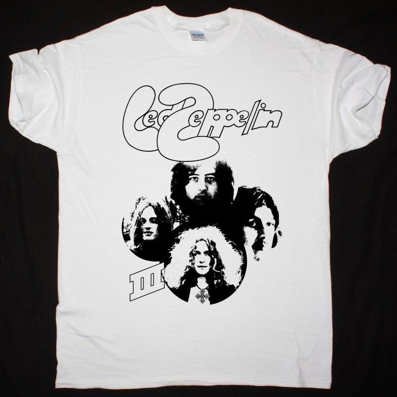 LED ZEPPELIN III NEW WHITE Unisex COtton t-shirt M746 Unisex T-Shirt S