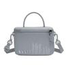 Nike Classic Minimalist Fashion Zipper Closure Fabric Tote Shoulder Crossbody Bag Unisex bags Wolf-Grey FN3059012