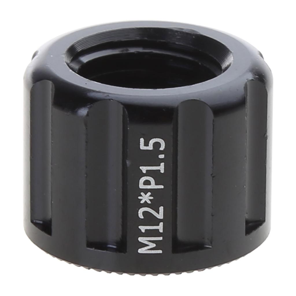 Bicycles Thru Axles Nut M12 M15 P1.0 P1.5 P1.75 Hubs Shaft Cap Road Bike Fork Quick Release Nut Bike Accessories Part