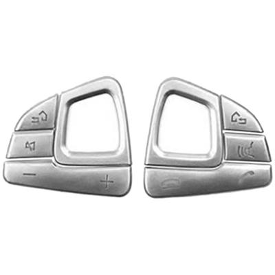 8 Pièces Argentées Cache-Boutons de Volant de Voiture Garniture pour Mercedes Classe E W213 2016- Accessoires d'Intérieur de Voiture Style