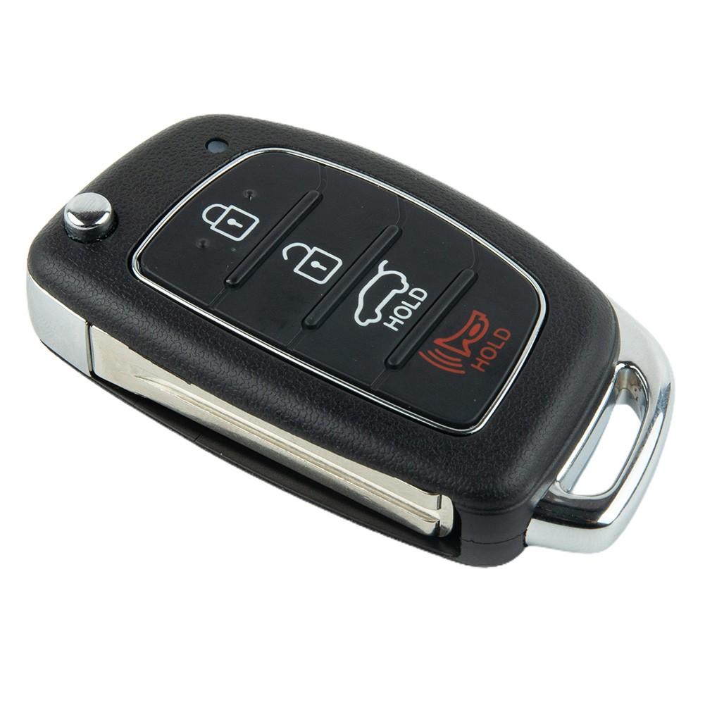 Applicable To Modern Santafe Sonata Tucson Elantra Remote Key Housing 4 Buttons 4 keys