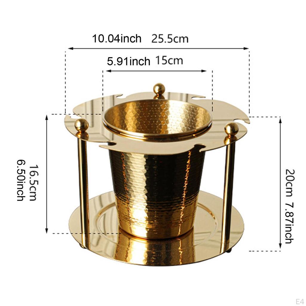 Easy Clean Multi-Function Round Ice Bucket,Beer Bucket,Champagne Beer for Parties,Restaurant,Indoor