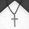 American Football Cross Pendant Necklace Trendy Hip Hop Niche Vacuum Intracranial Plating Does Not Fade