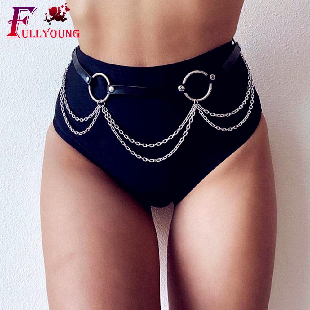 

Готика Бедра Кожаная Упряжка Подвязки Ремни для женщин Сексуальное белье Панк Стиль