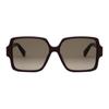 Celine Square Acetate Sunglasses Women sunglasses Brown CL40316U