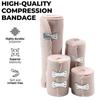 1 Rolle Premium elastischer Verband Wrap Starker Kompressionsverband Wrap mit Extra Clips